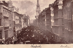 Cheapside and Saint Mary Le Bow, City of London