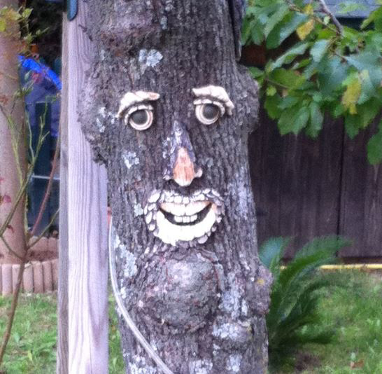 arbre souriant