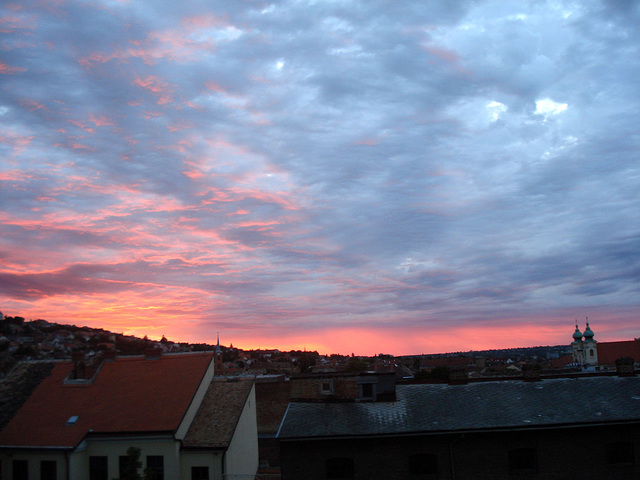 Pécs, Abschied bei Sonnenaufgang