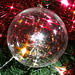 Clear tree decoration