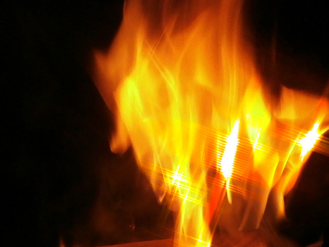 Lovely warm flame.