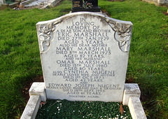 Marshall Family Grave, Conisbrough Cemetery, South Yorkshire
