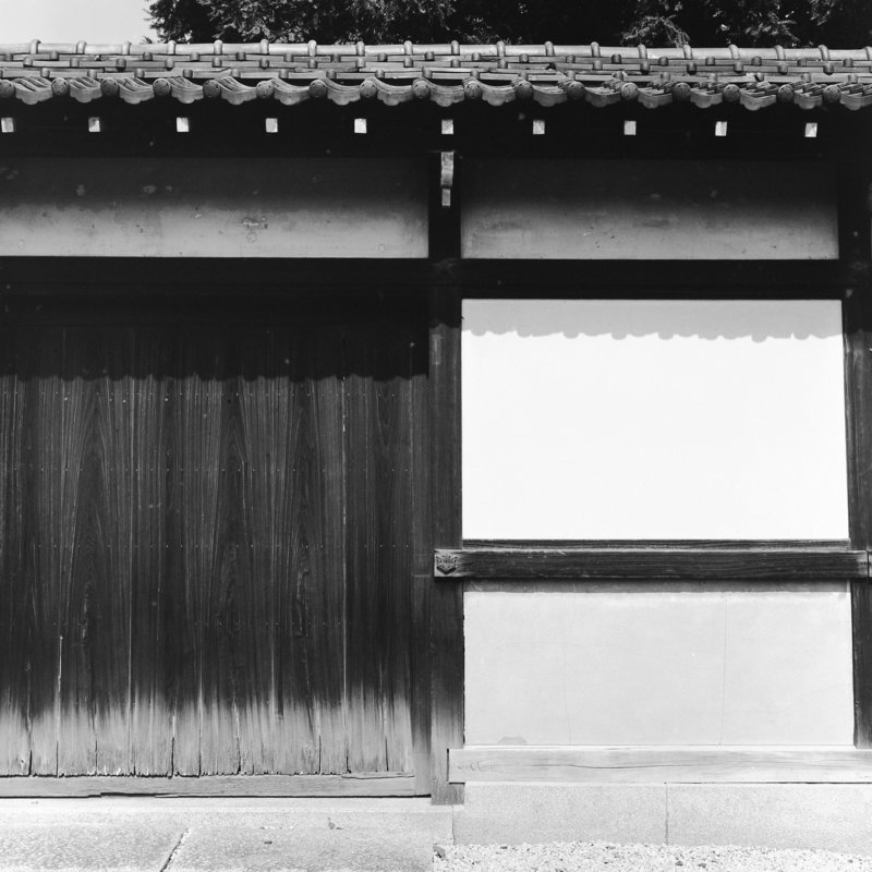 White mud wall of a temple