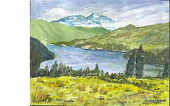 Lake Guyon painting