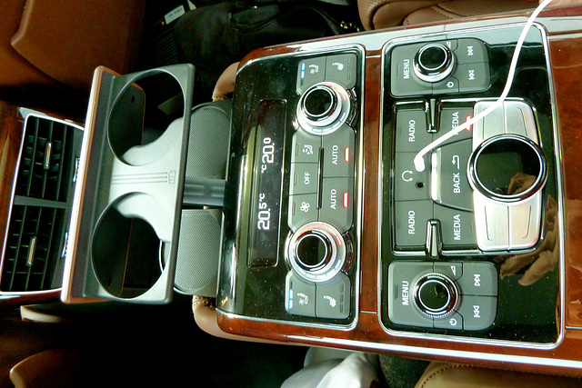 United Arab Emirates 2013 – Control panel of the Audi A8 Long