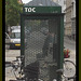 TDC phone booth / Téléphone TDC.