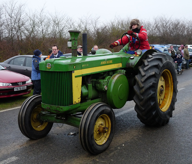 Boxing Day Tractor Run, Larling, Norfolk (John Deere)