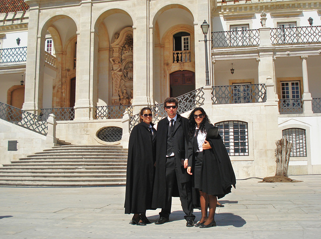 ...just Coimbra students in traditional garb