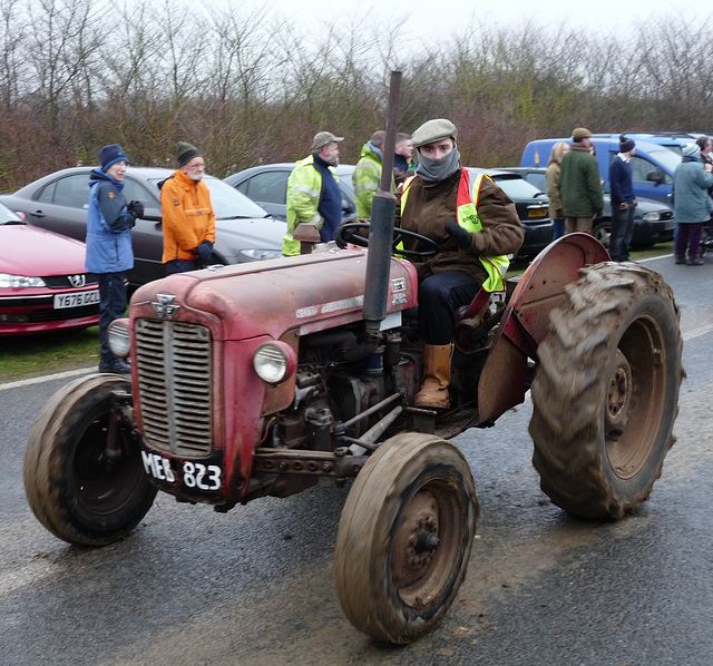 Boxing Day Tractor Run, Larling, Norfolk (Massey Ferguson)