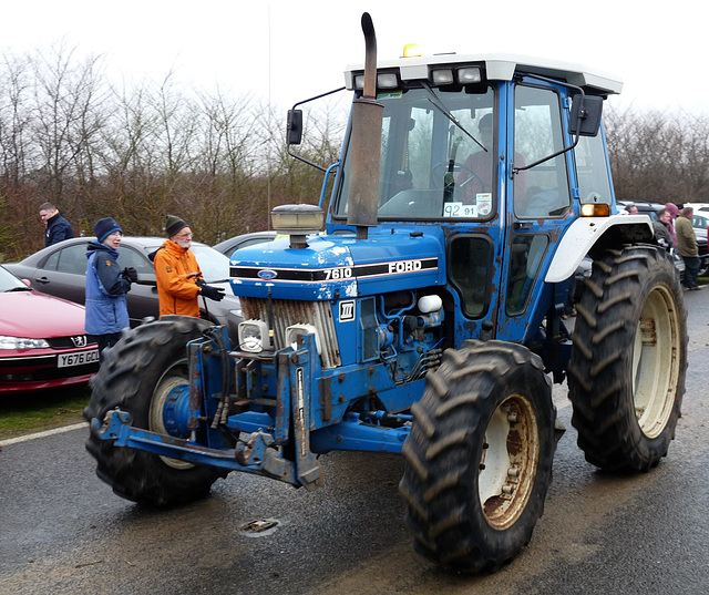 Boxing Day Tractor Run, Larling, Norfolk (Ford 7610)