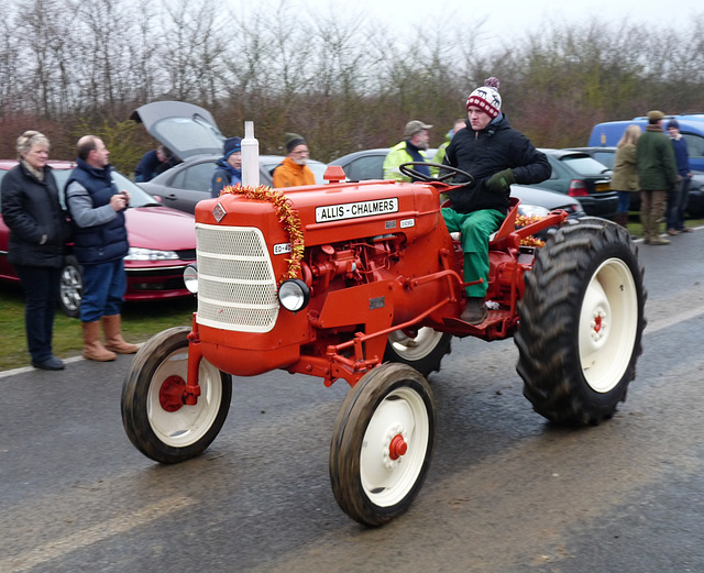 Boxing Day Tractor Run, Larling, Norfolk (Allis-Chalmers ED-40)
