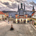 Marktplatz und Rathaus in Wernigerode (HDR, gestitcht)