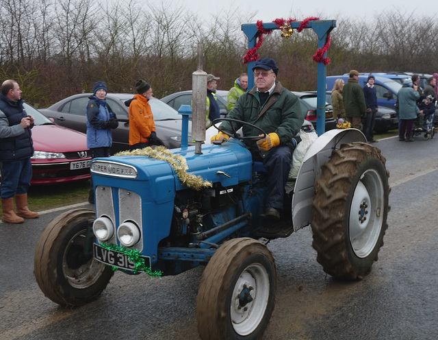Boxing Day Tractor Run, Larling, Norfolk (Fordson Super Dexta)