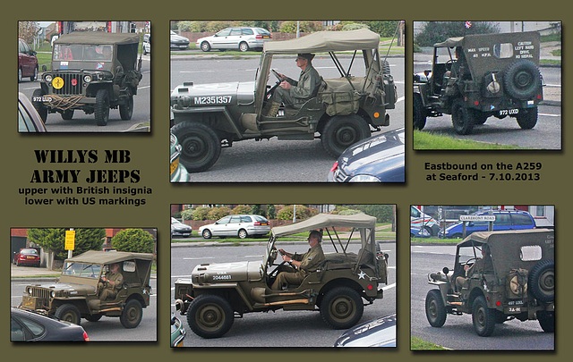 WW2 Jeeps - Seaford - 7.10.2013