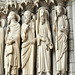 Statues-colonnes du portail nord de la Cathédrale de Chartres