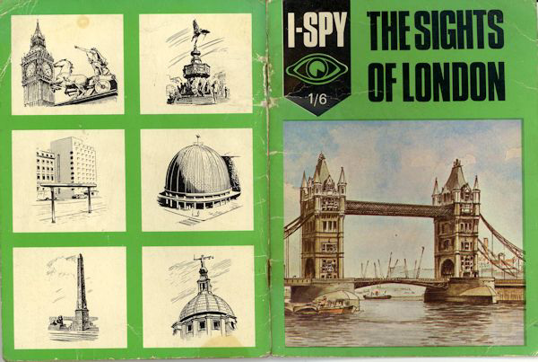 I-Spy the Sights of (1960s) London cover