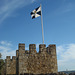 Lisboa flagged castle