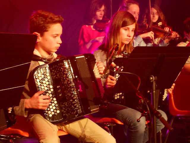 accordéons et violons école de musique