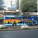 Colourful mexican bus / Couleurs mexicaines sur caoutchouc.