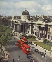 National Gallery, Trafalgar Square 1950s