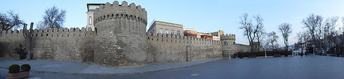Baku Town Walls Panorama