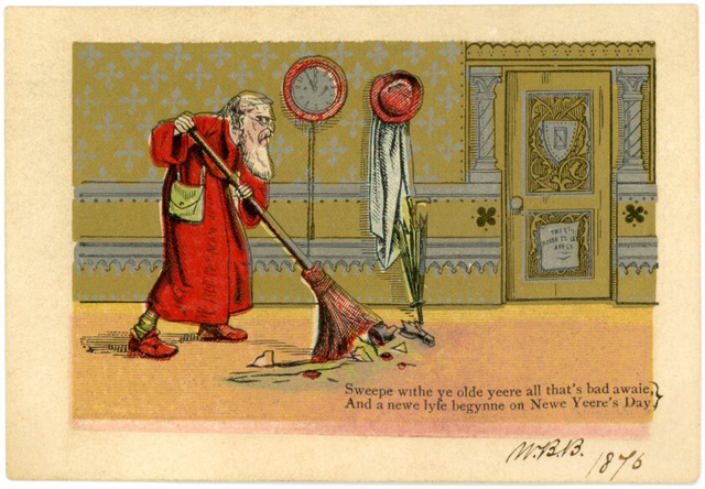 Sweep All That's Bad Away with the Old Year and Begin a New Life on New Year's Day, 1876
