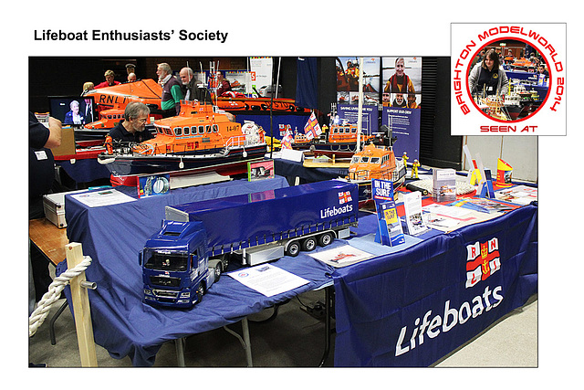 Modelworld 2014 - Lifeboat Enthusiasts' Society - Brighton 22.2.2014