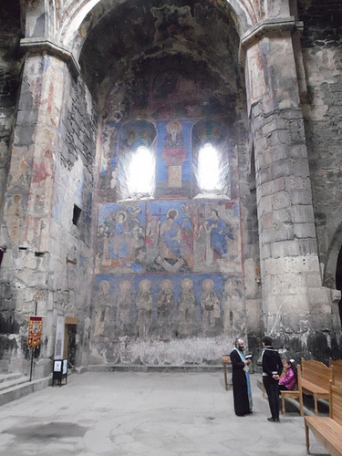 Inside the Church of Akhtala