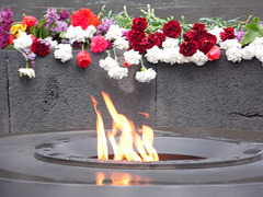 Eternal Flame at the Armenian Genocide Memorial