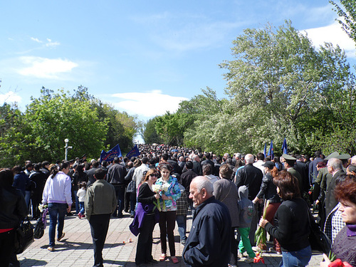 Jo and Lilit Among the Throngs