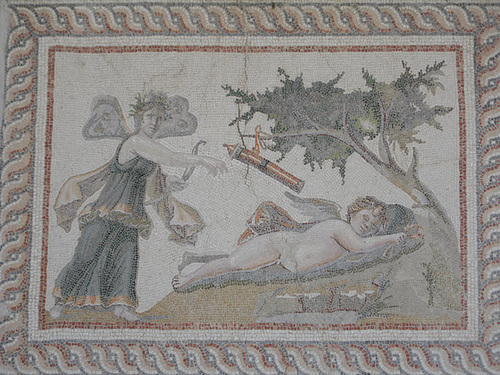 Mosaic of Psyche and Eros