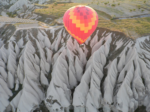 Looking Down To Cappadocia