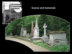 Gravestones - Nunhead Cemetery - 19.5.2007