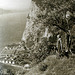 Ein Bild von Pieve aus, hinunter nach Campione aus lang vergangener Zeit.  ©UdoSm