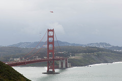 Coast Guard Above Golden Gate