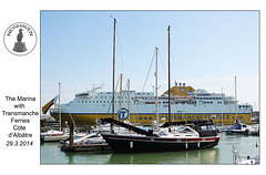 Newhaven Marina & ferry Côte d'Albâtre - 29.3.2014