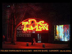 Feliks Topolski Gallery on London's South Bank - 29.12.2005