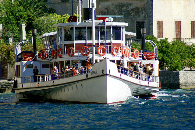Zanardelli, das alte Traditions-Schiff bei Limone. ©UdoSm