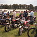 Triumph Bonneville 750cc & Royal Enfield 250cc at Rushmoor 1987