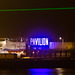 Weymouth pavilion and beach lasers