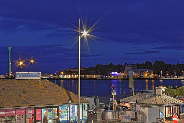 Night falls over Weymouth (3rd of 6)