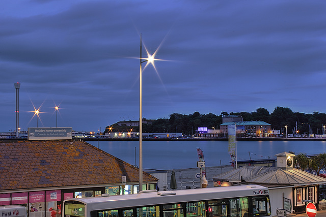 Night falls over Weymouth (2nd of 6)