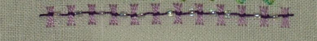 #103 - Beaded Butterfly Chain Stitch