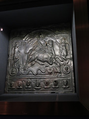Museum Carnuntinum : Plaque votive en métal avec Mithra
