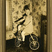 Girl Cornering on a Tricycle, Harrisburg, Pa.