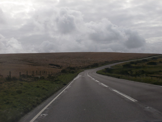 One of the four roads on Dartmoor