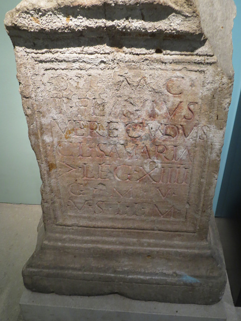 Museum Carnuntinum : CIL III, 4416 (p. 2328, 32).