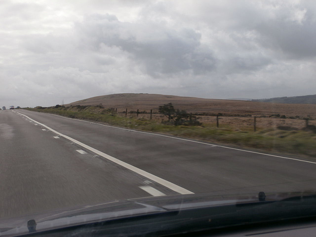 Road across Dartmoor