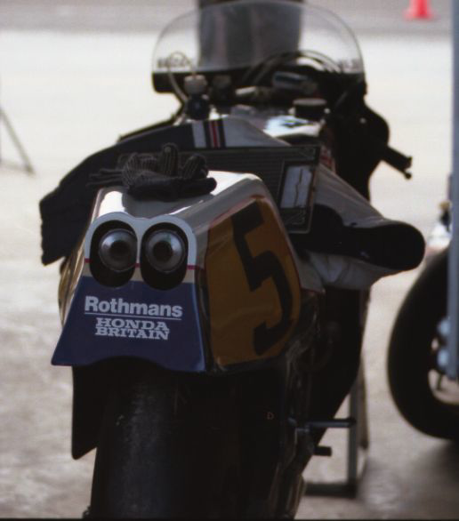 Image52A Ron Haslam's Honda Thruxton September 1985