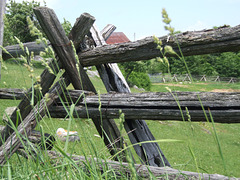 Traditional rustic Cedar fence - HFF
